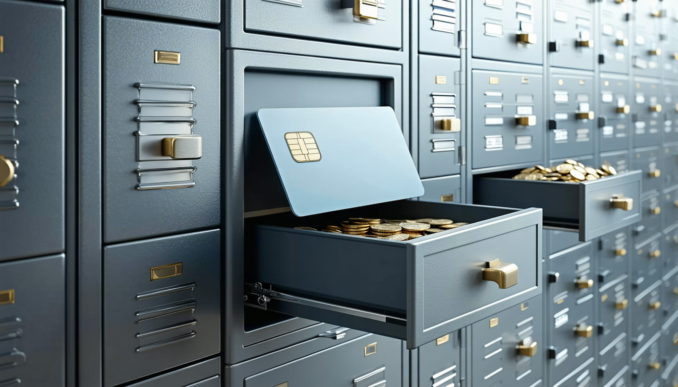 Illustration accompanying Kraken's Krak Card is a deposit play wearing a debit card's clothes