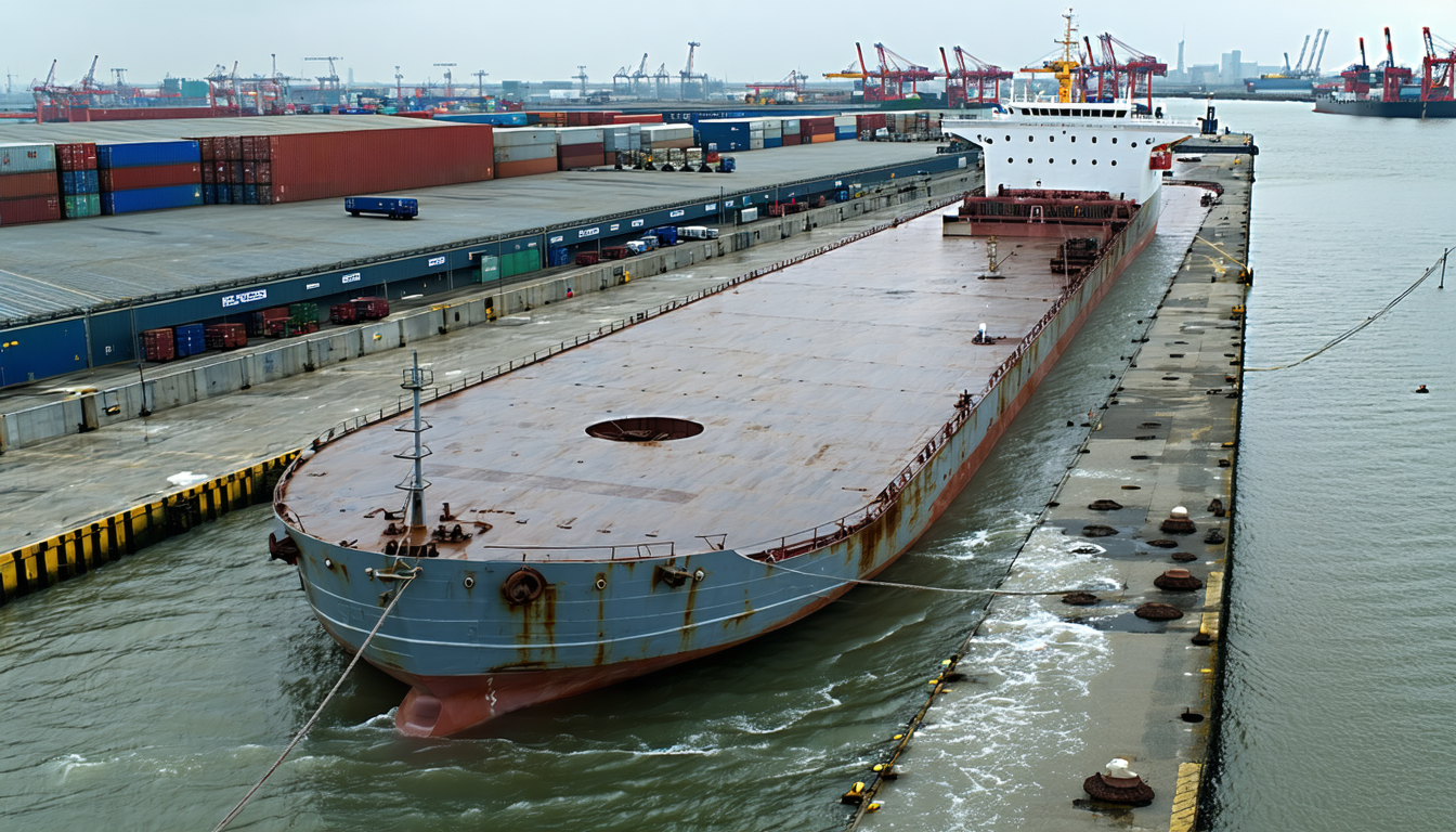 Illustration accompanying A $10M pre-seed puts California's first new reactor plan on a barge at Long Beach