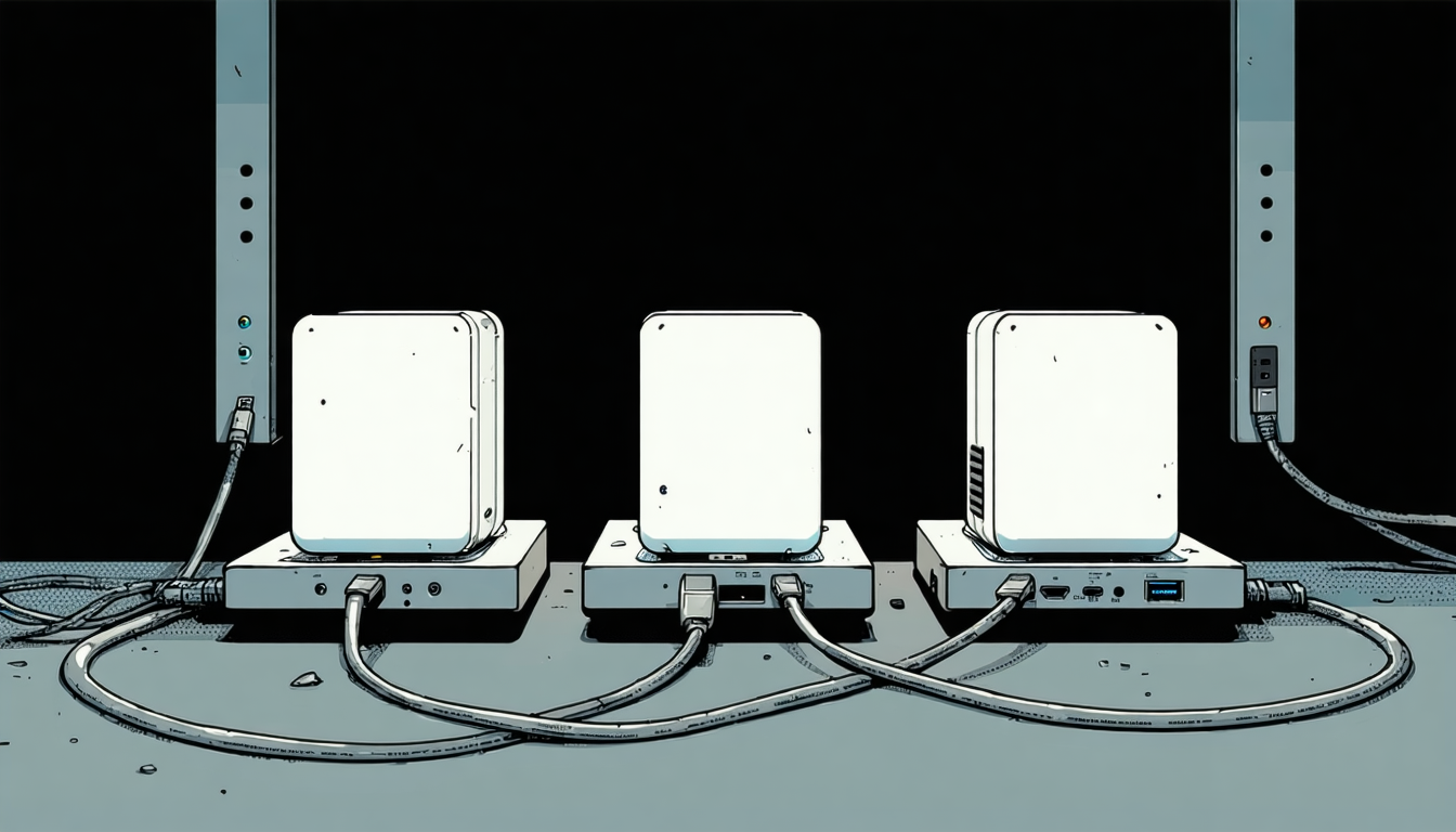 Illustration accompanying Attackers phished Trezor, BitBox and CoinTracking customers through one shared newsletter provider