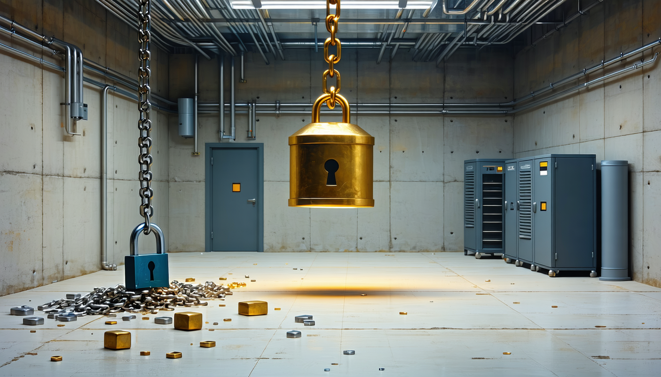 Illustration accompanying More than 100 researchers with AI agents cut Bitcoin's quantum-attack benchmark sevenfold in two months