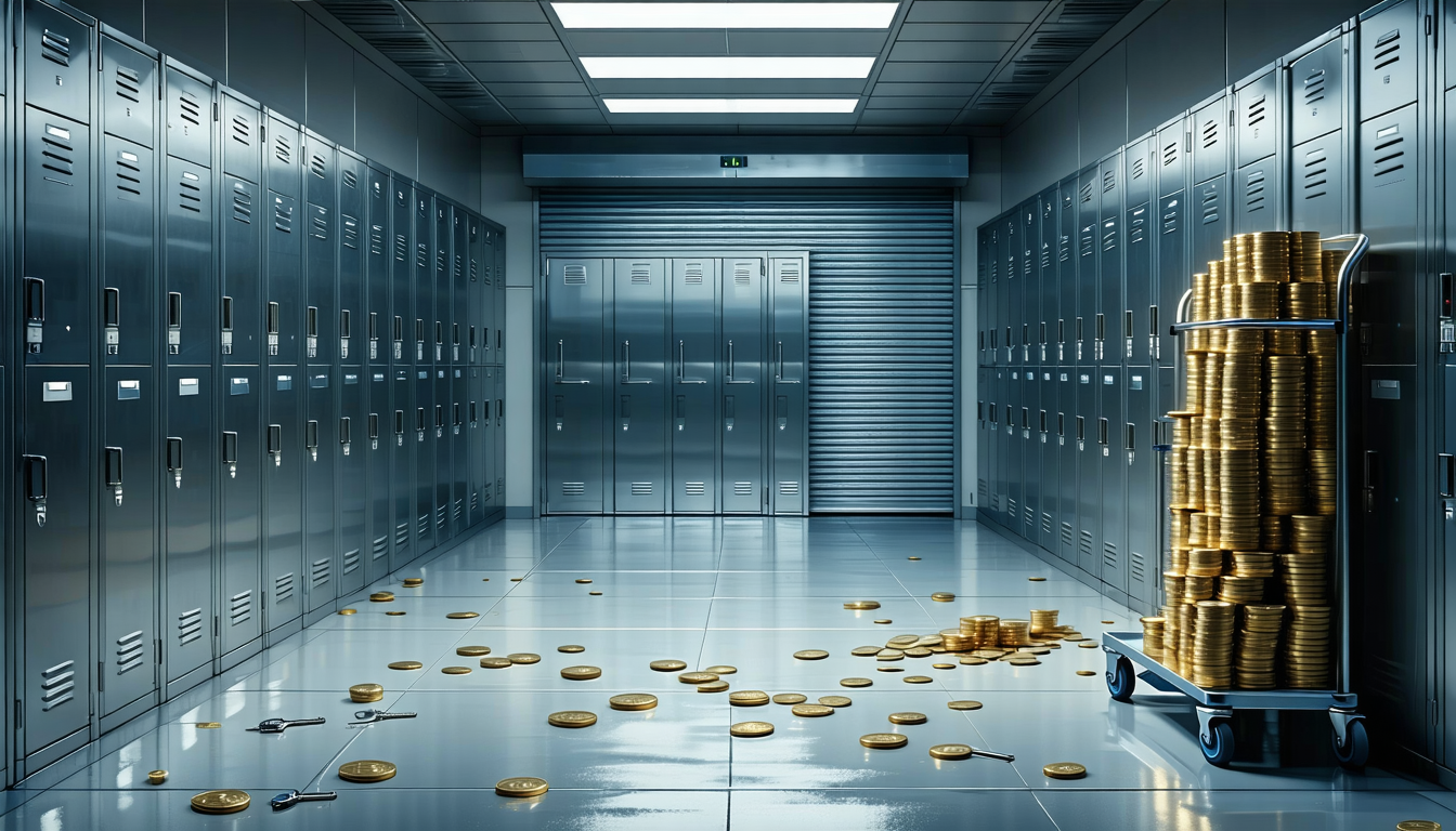 Illustration accompanying CoinEx gives customers 98 days to empty a solvent exchange