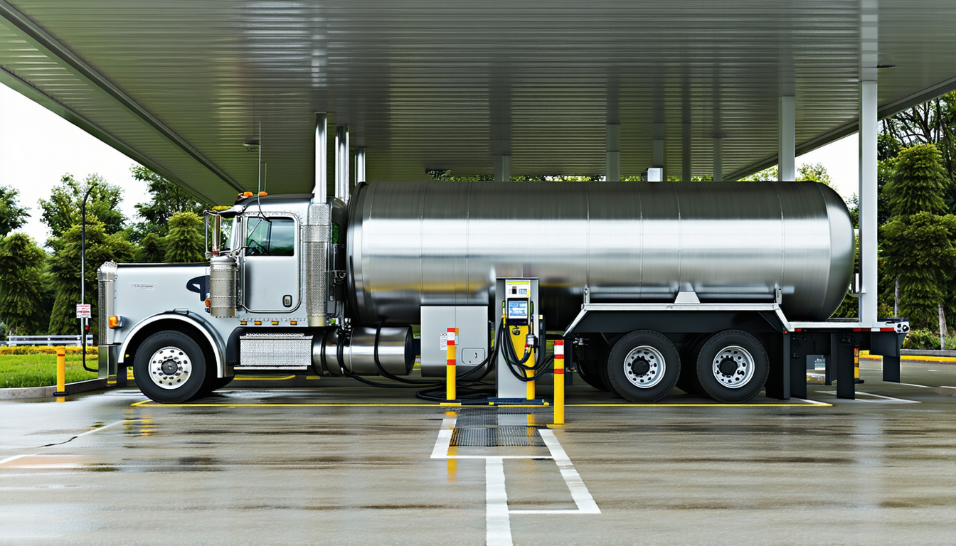 Illustration accompanying Diesel's 60% year adds 15 points to a carrier's operating costs