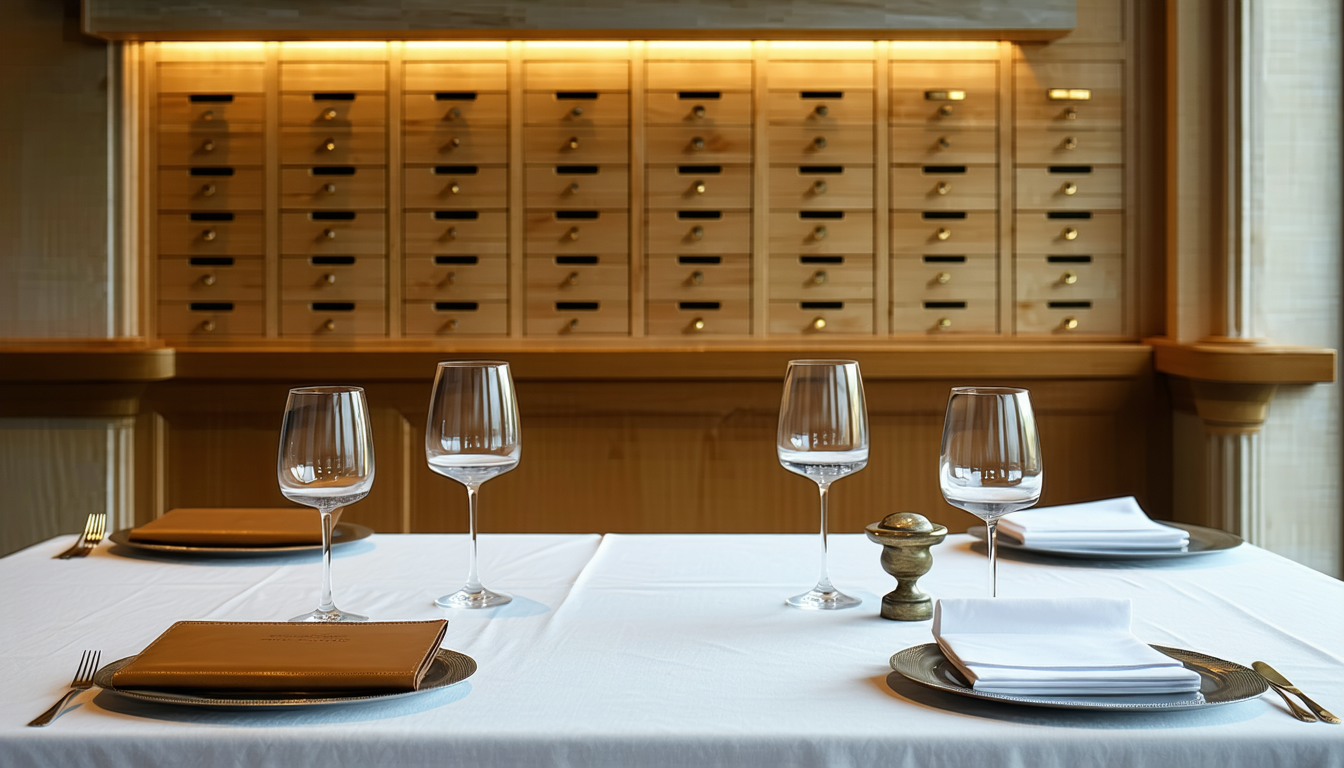 Illustration accompanying Ande raises $52 million to route client dinners through finance's approval chain