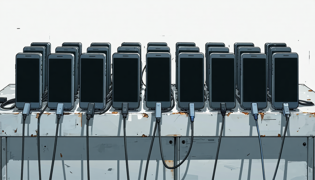 Illustration accompanying Corp MDM reaches logistics staff phones through fake CEVA and TKW Google Play pages