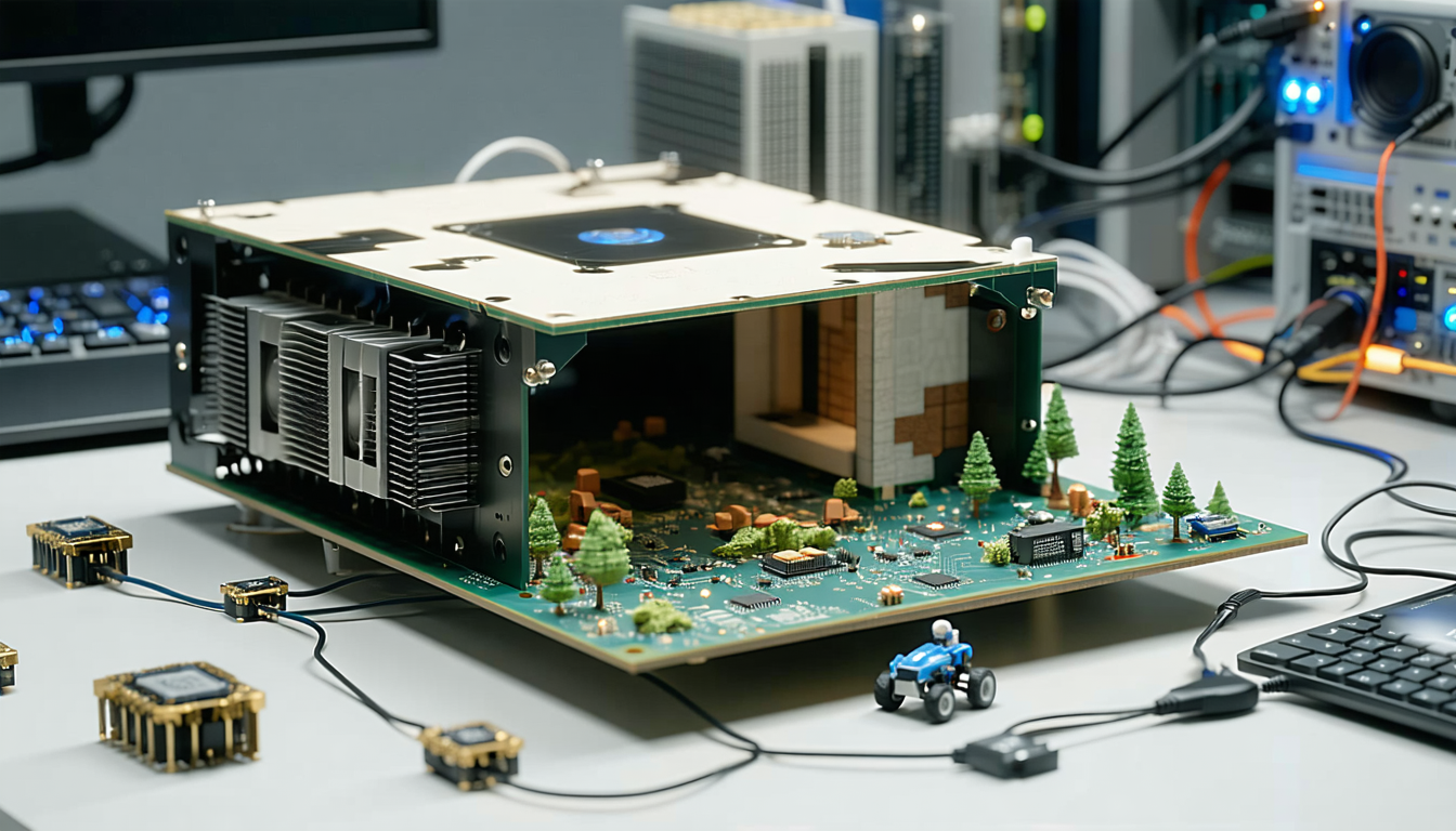 Illustration accompanying AMD agrees to buy Fei-Fei Li's World Labs for $8.2 billion to help shape its AI roadmap