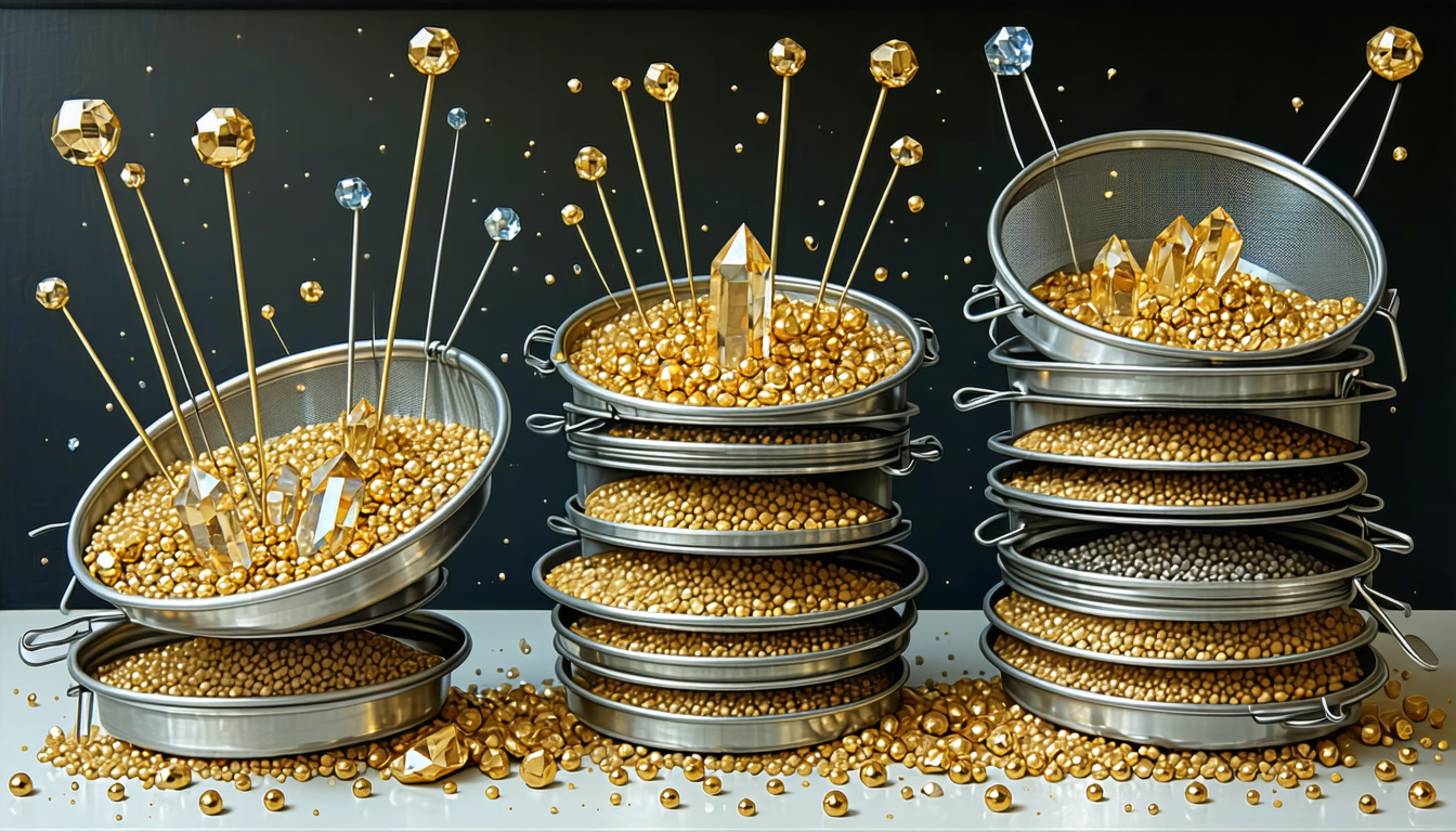 Illustration accompanying Lattice spacing sorts magnetic order in gold-based Tsai alloys more cleanly than electron count