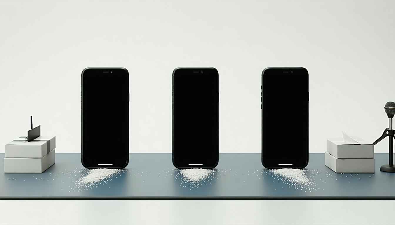Illustration accompanying Speaker clicks on some iPhone 18 Pro units persist through iOS 27.0.1 and phone swaps