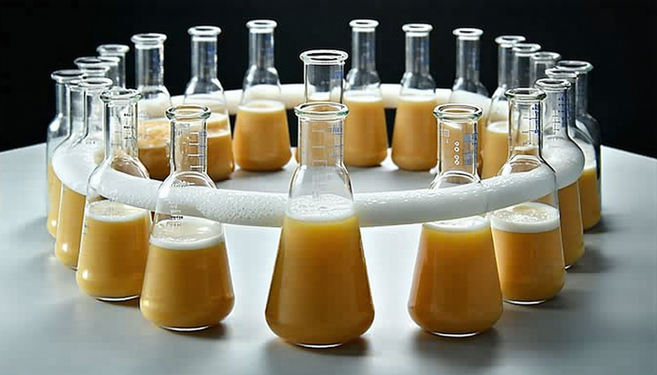 Illustration accompanying Chalmers AI scientist designs and interprets its own brewer's yeast experiments