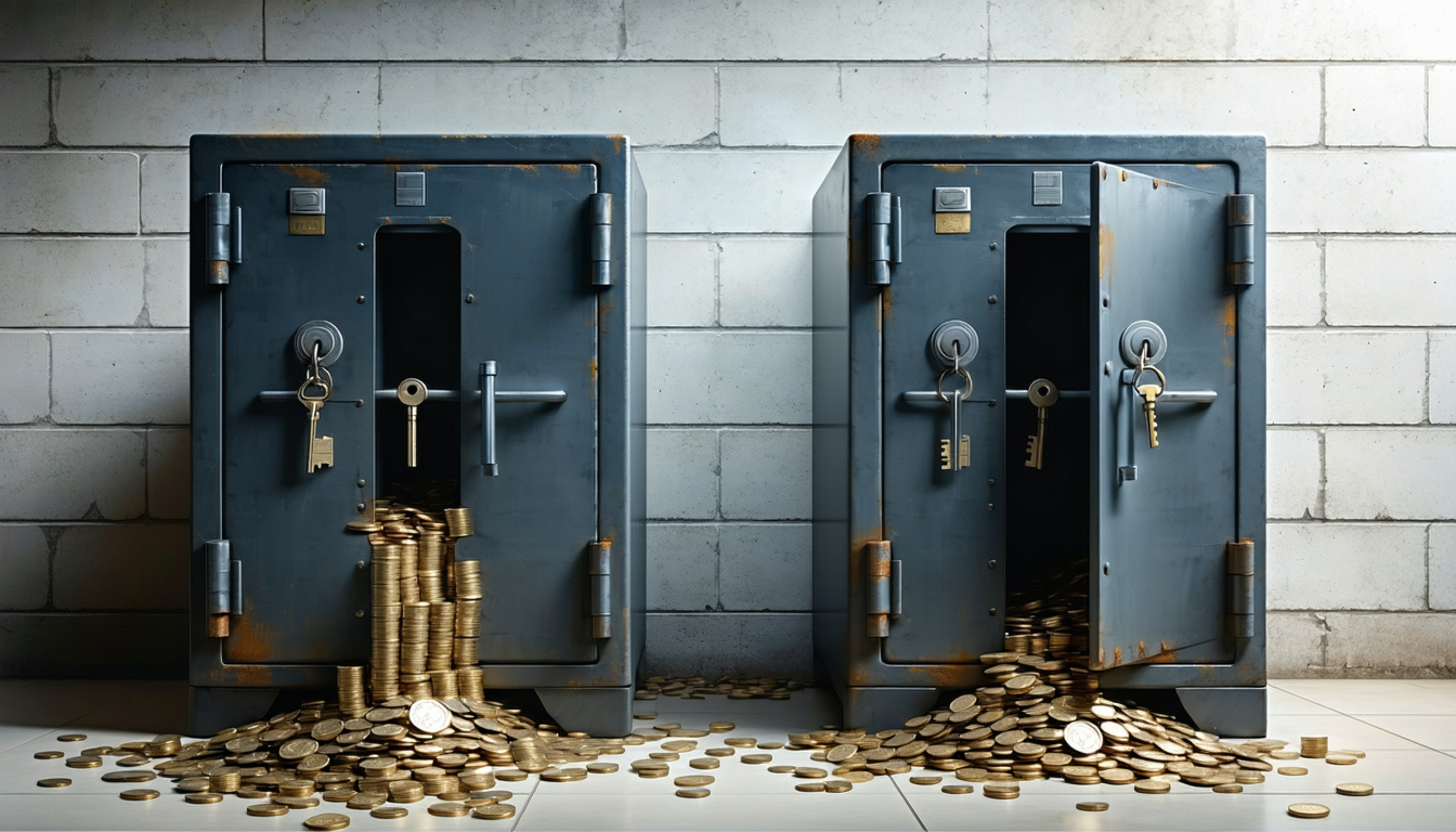 Illustration accompanying Attacker drains up to $310K from two Safes through a leverage module the owners switched on