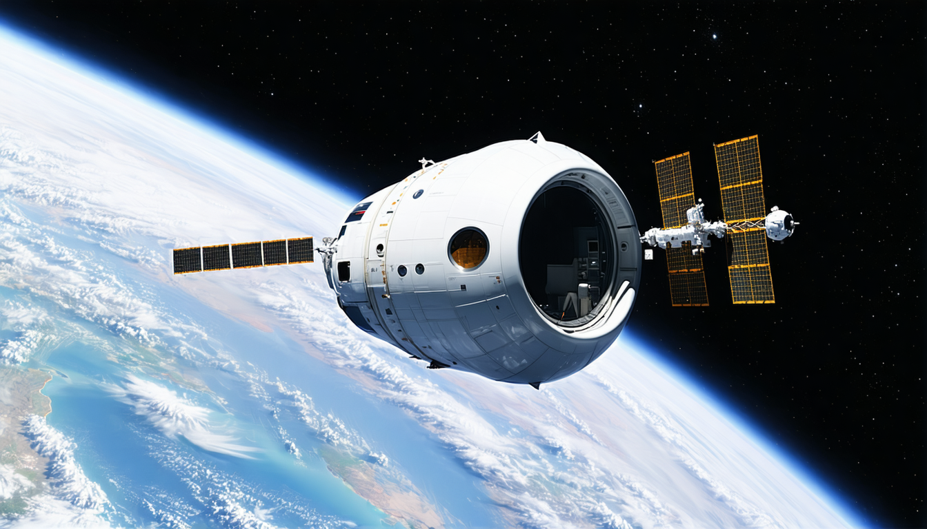 Illustration accompanying Crew-13's Dragon targets a U.S. record with a 7-hour-50-minute trip to the space station