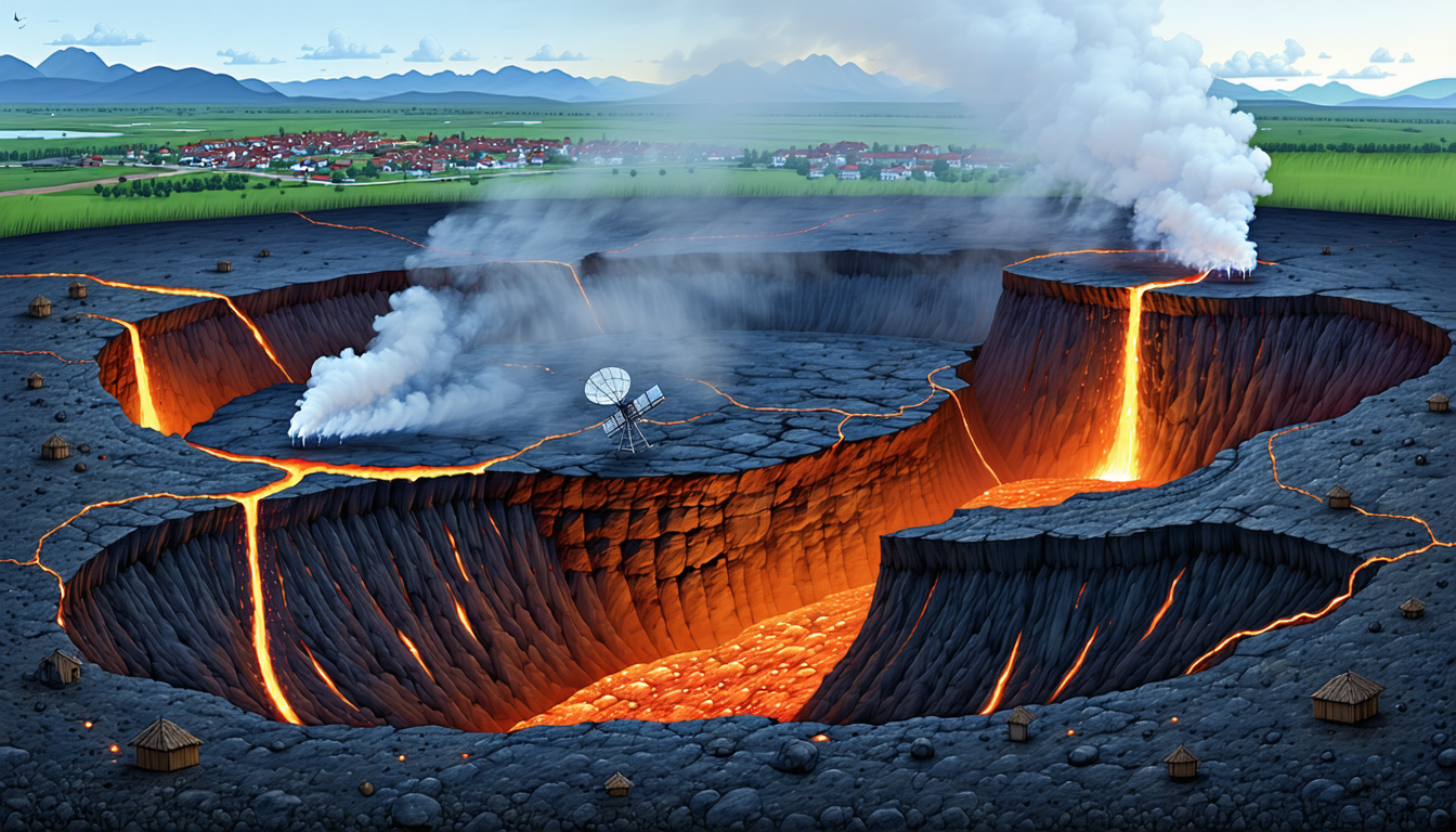 Illustration accompanying Six years of satellite radar suggest Masaya volcano draws on more than one magma reservoir