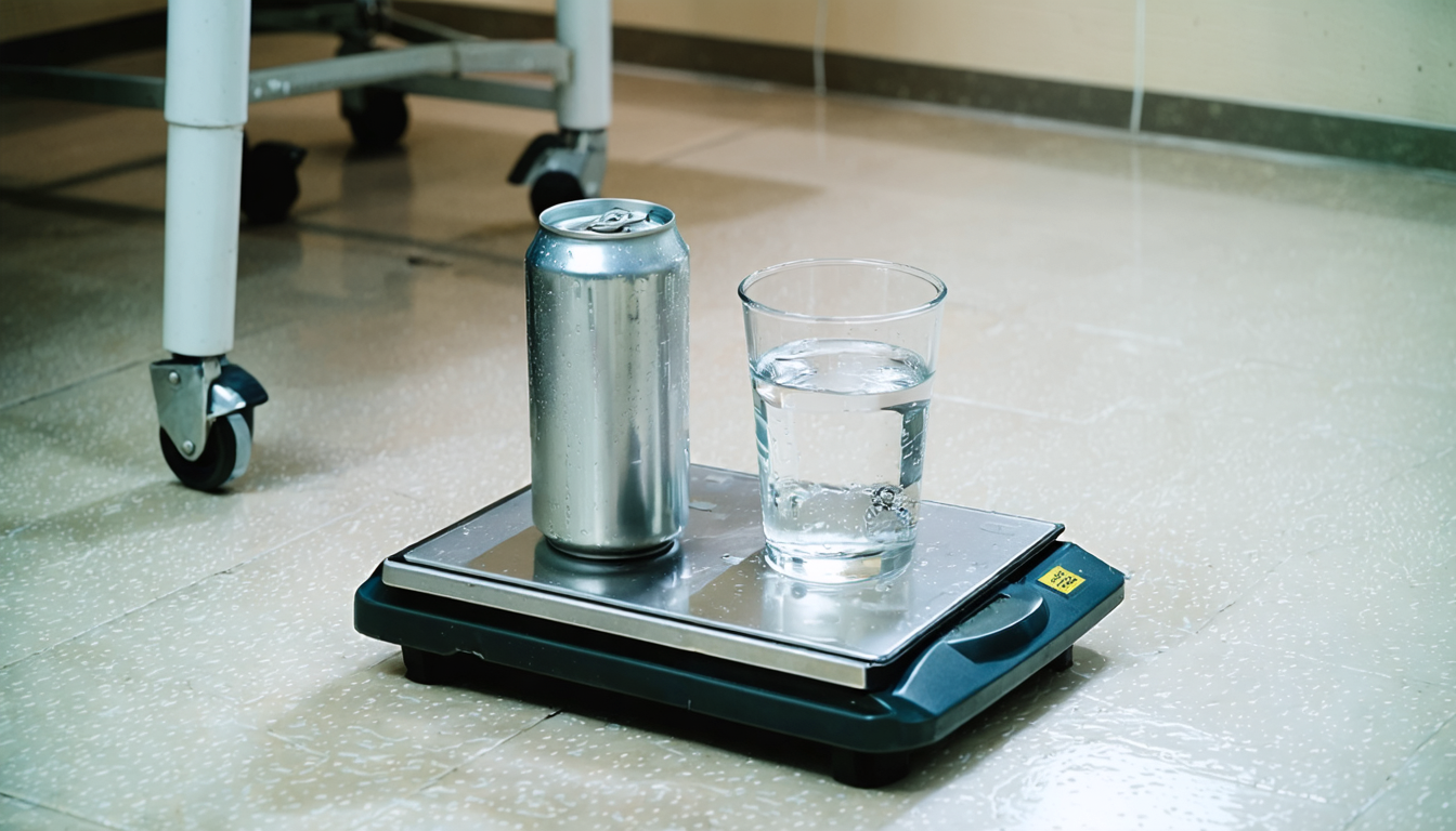 Illustration accompanying Diet drinks matched water across two years of weight loss in a Liverpool trial