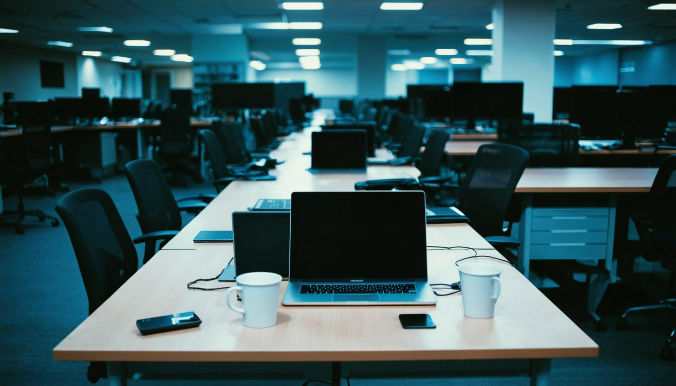Illustration accompanying Complacent developers outnumber unhappy ones in Stack Overflow's survey of 30,903