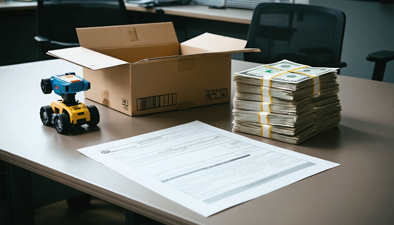 Illustration accompanying Treasury's first outbound-investment fine costs Amidi more than twice its $92,478 China stake
