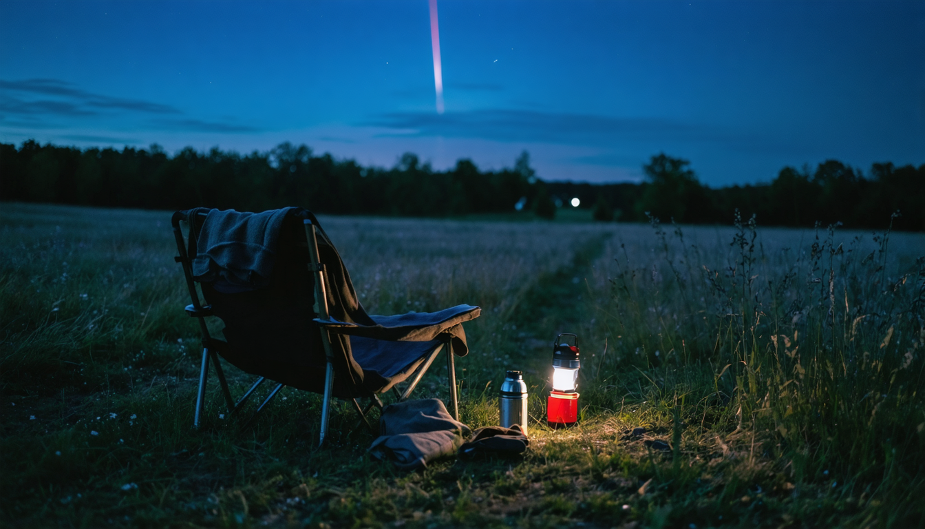 Illustration accompanying Draconid shower peaks around 9 p.m. EDT on Oct 8 at a handful of meteors per hour