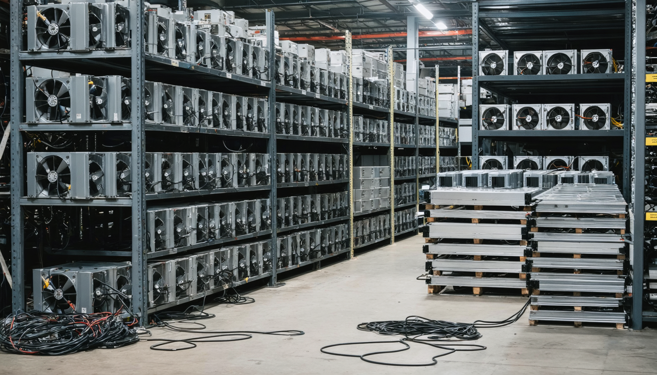 Illustration accompanying Bitcoin miners trailed the coin far more than Strategy did on October 8