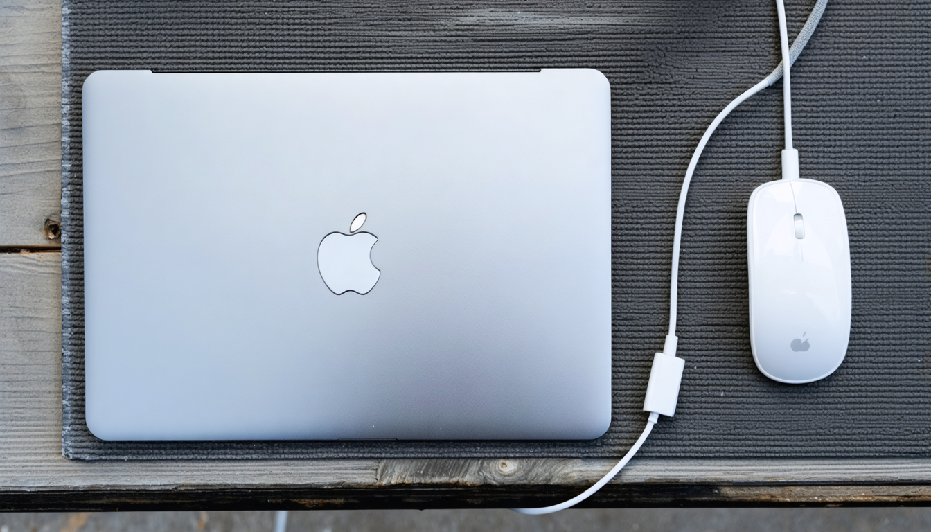 Illustration accompanying Apple's US accessory pages stop naming Intel Macs for the USB-C Magic Mouse and Trackpad