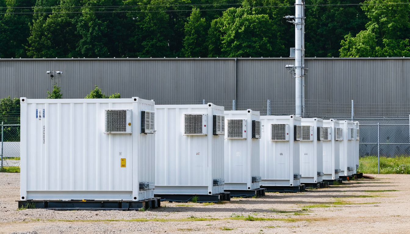 Illustration accompanying Four-hour batteries undercut open-cycle gas peakers in all 43 markets Wood Mackenzie studied