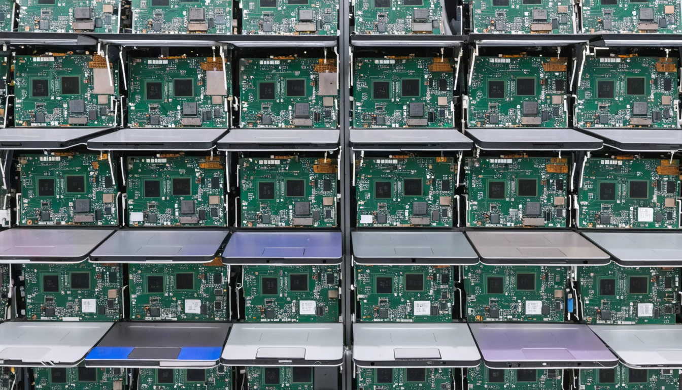 Illustration accompanying TrendForce expects 2027 notebook shipments to fall as rising chip costs reach buyers