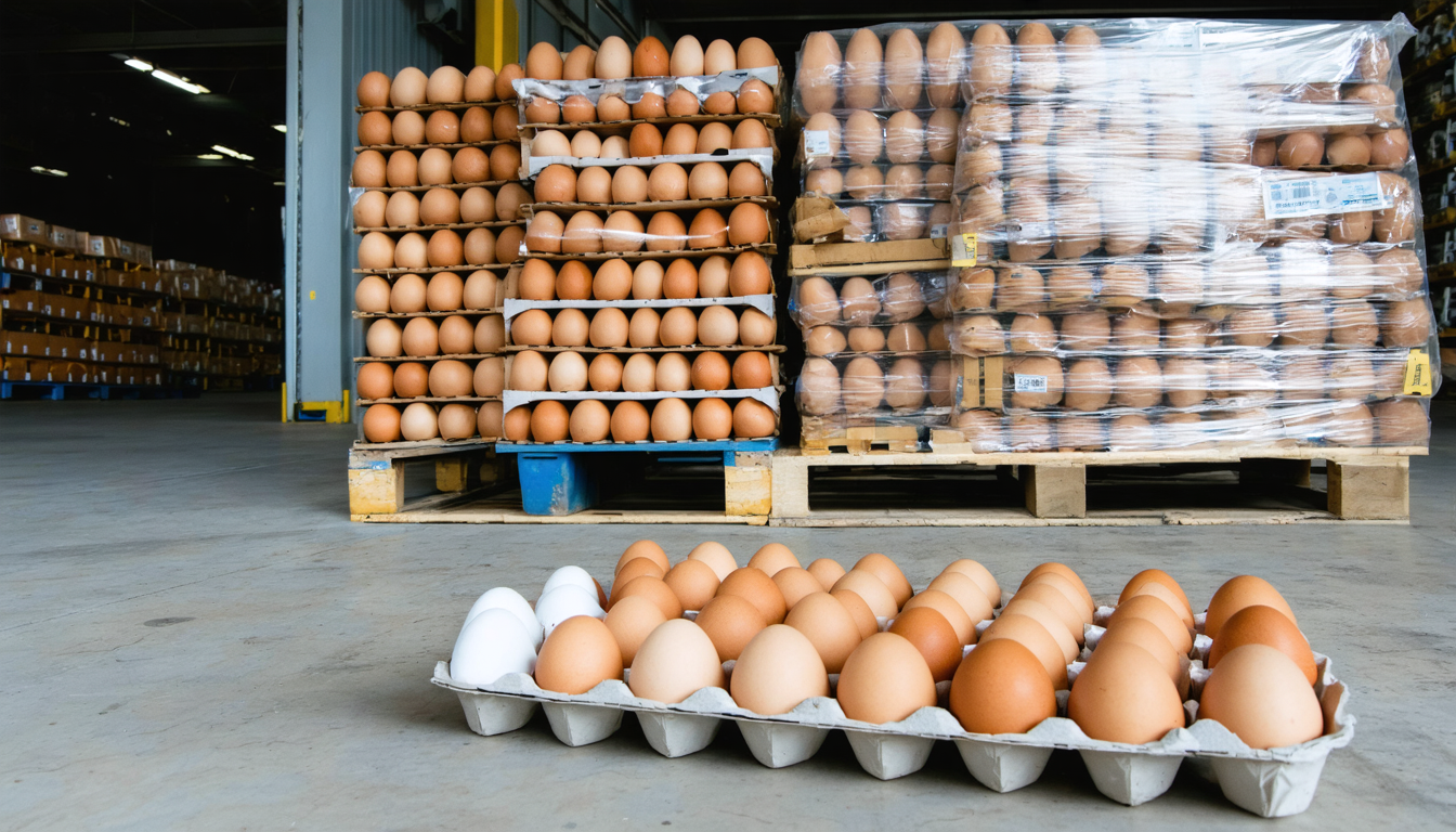 Illustration accompanying Brazilian eggs at the centre of Korea's subsidy row are 0.84% of imports by count
