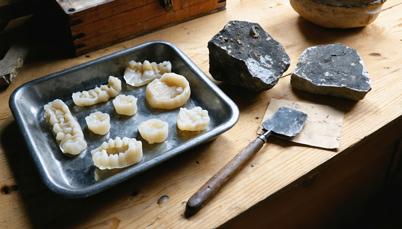 Illustration accompanying Children's tooth enamel dates the restart of Peak District lead mining to the mid-seventh century