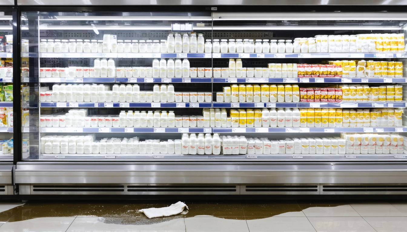 Illustration accompanying Coopérative U confirms a cyber-attack on refrigeration at several of its supermarkets