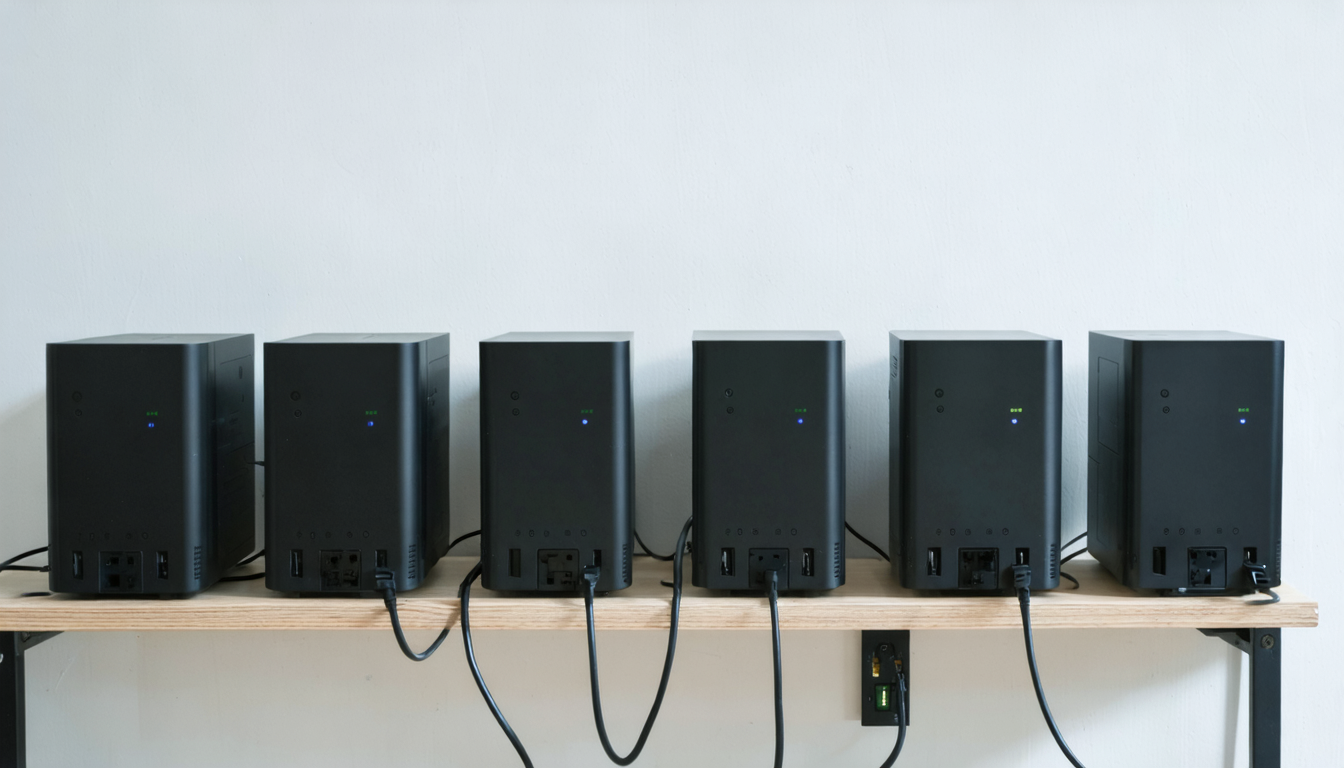 Illustration accompanying Anthropic runs a 26B model across 15 $55 Android TV boxes to test the AI worm threat