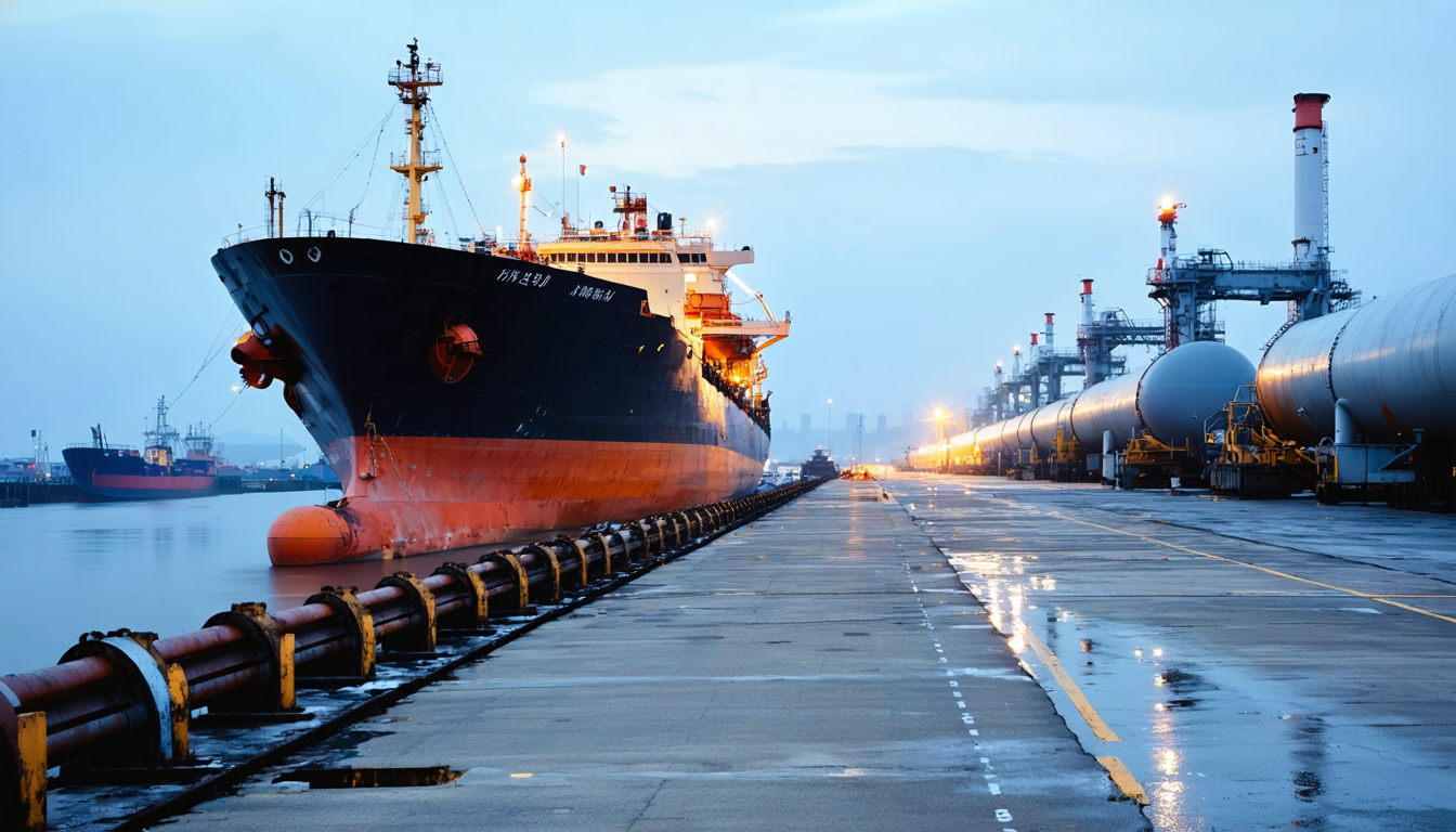 Illustration accompanying Dubai crude's 28.1% jump lifts South Korea's September import prices 1.7%