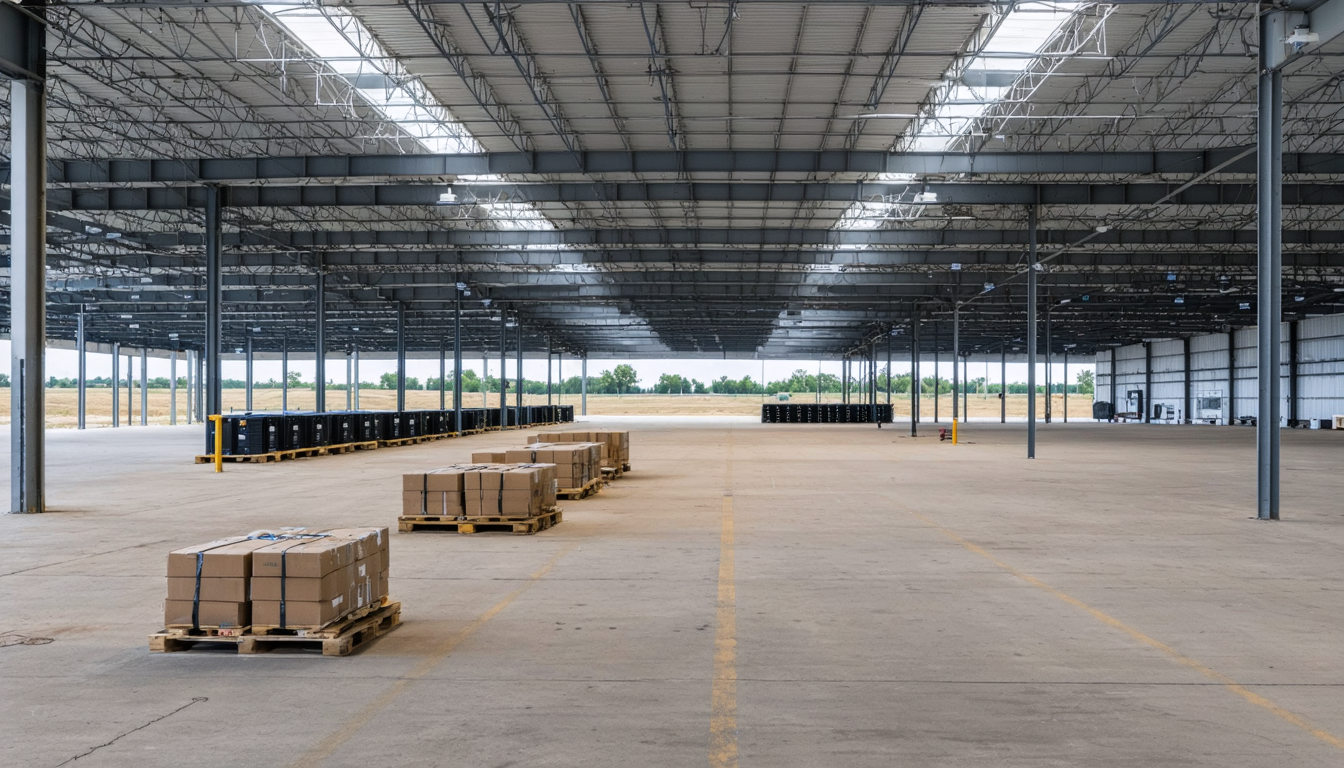 Illustration accompanying Ambrosia Energy starts a 10 GWh Texas battery factory to back $100 per MWh data center power