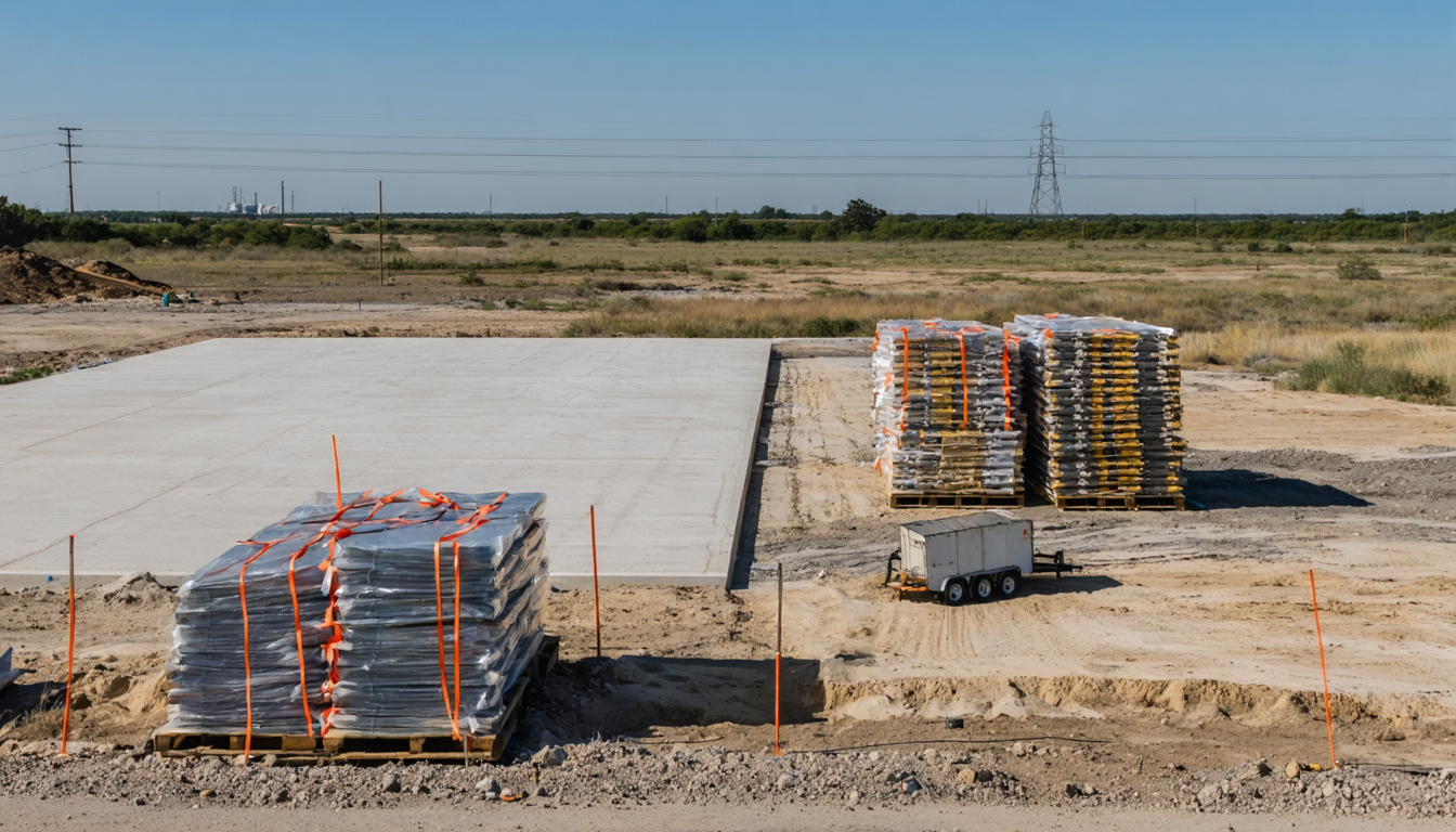 Illustration accompanying Taiwan backs a Texas industrial park of up to $4 billion for TSMC and Foxconn's smaller suppliers